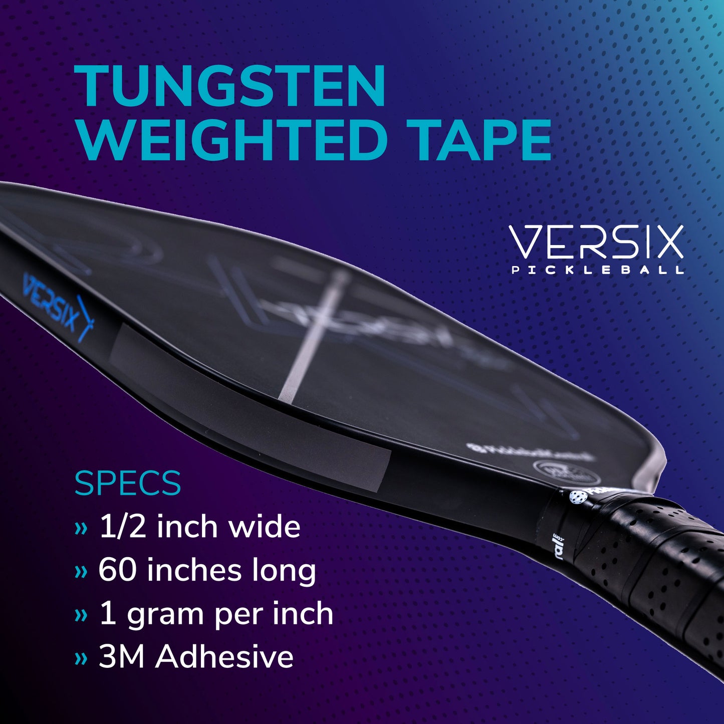 Versix Pickleball Weighted Tungsten Tape