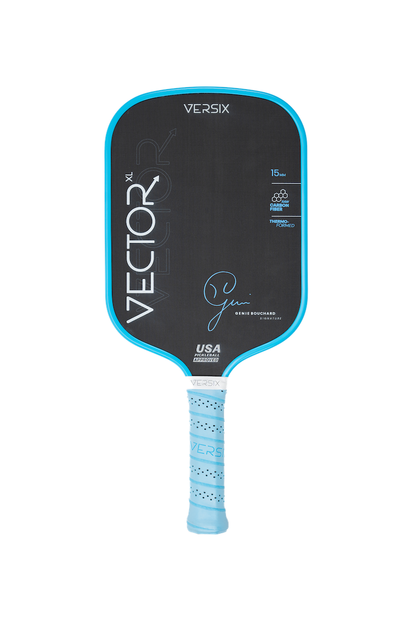 Versix Vector Genie Bouchard Blue Signature Pickleball Paddle