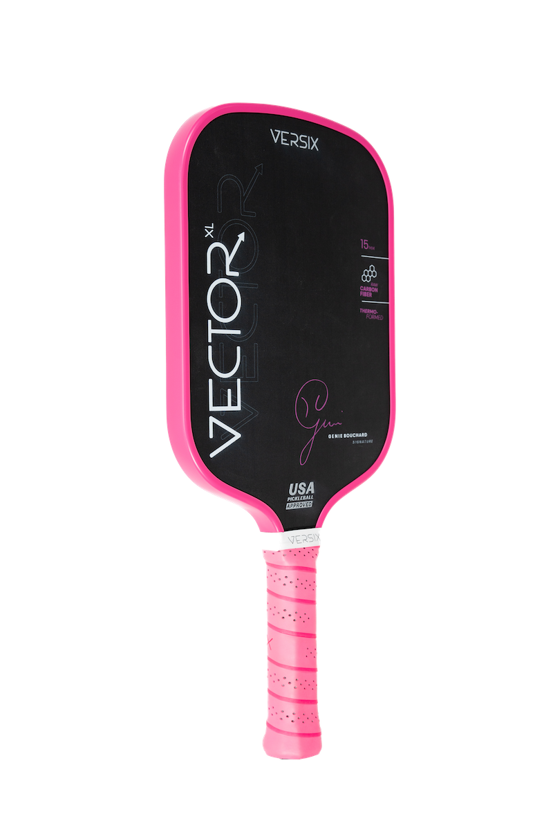 Versix Vector Genie Bouchard Pink Signature Pickleball Paddle